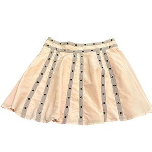 Zac Posen Pink Grommet Y2K Skirt